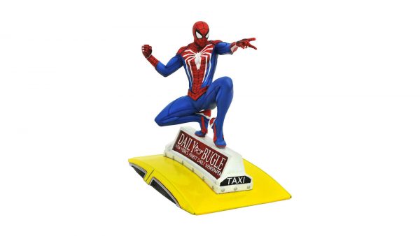 Spider-Man-on-Taxi-Statue